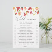 chute des feuilles - Plutôt nuptiale de douche (Debout devant)