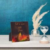 Chute en amour avec Jésus Plaque chrétienne (Insitu)