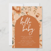 Chute en Amour Baby shower Fête Invitation (Devant)