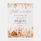 Chute en amour Boho Pumpkin nuptiale douche Bienve (Recto)