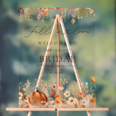 Chute en amour Boho Pumpkin nuptiale douche Bienve (Neutre)