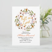 Chute en amour Invitation à la douche nuptiale (Debout devant)