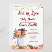 Chute en amour Invitation à la douche nuptiale (Devant)