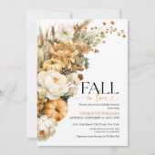 Chute En Amour Invitation À La Douche Nuptiale (Devant)