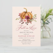 Chute en Amour Invitation de la douche nuptiale (Debout devant)