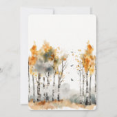 Chute en Love Mountain Faire-part de mariage (Dos)