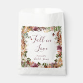 Chute Fête des mariées florale Favoriser les sacs (Devant)