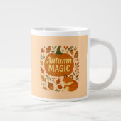 Chute Feuille confortable café d'automne Mug (Droite)