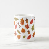 Chute Feuille confortable café d'automne Mug (Centre)