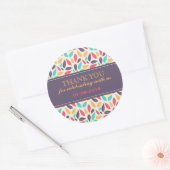 Chute Feuille Motif mariage favori Stickers (Enveloppe)
