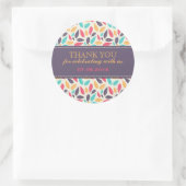 Chute Feuille Motif mariage favori Stickers (Sac)