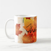 Chute Feuilles Gâcheuse Mug (Gauche)