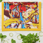 Chute Floral serviette de cuisine (Plié)