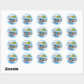 chute gebeurt stickers (Vel)