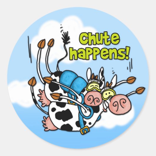 chute gebeurt stickers (Voorkant)