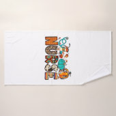 Chute Infirmière Léopard Pouponnière Automne 744 (Serviette de bain)