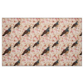 Chute Quail sur Tissu Chintz (Fat Quarter)