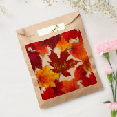 Chute Red Feuille Merci Favoriser les sacs (Scellé)