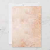 Chute romantique en amour Faire-part de mariage ro (Dos)