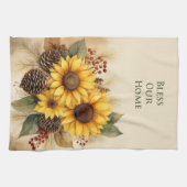 Chute Sunflower serviette de cuisine (Horizontal)