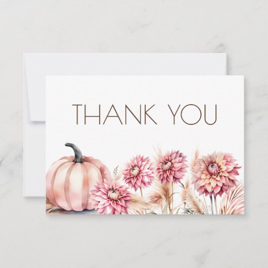 Chute thème boho nuptiale douche mariage merci (Devant)