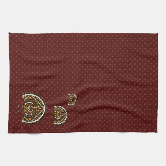 Chute Turquie serviette main (Horizontal)