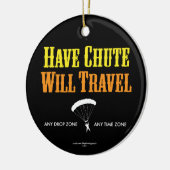 Chute Will hebben Keramisch Ornament (Links)