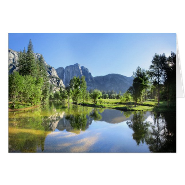 Chutes de Yosemite de la rivière Merced - Vallée d (Devant horizontal)