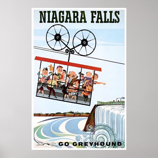 Chutes du Niagara Art Canada Impression USA Affich (Devant)