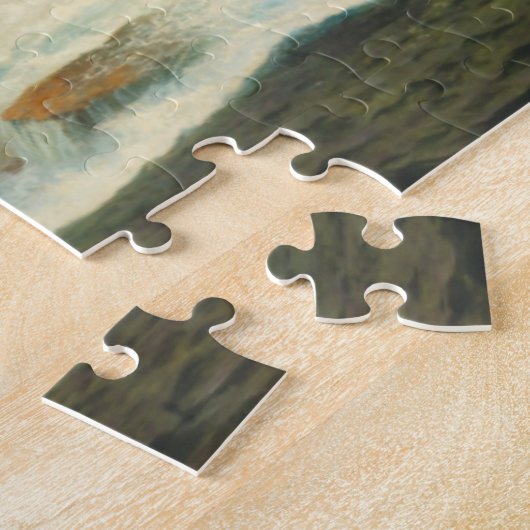 Chutes du Niagara peignant le puzzle (Côté)