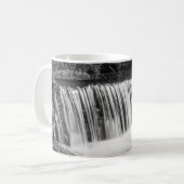 Chutes Du Printemps À Hodgson Grayscale Cafe Mug (Devant gauche)