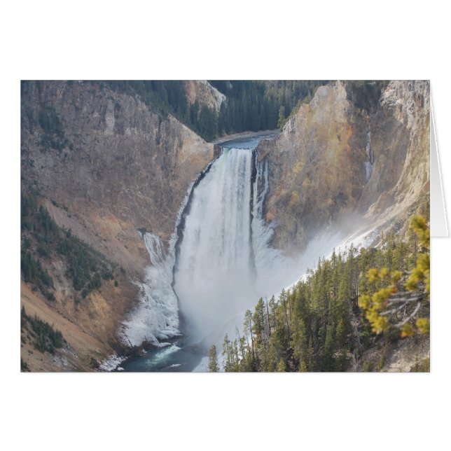 Chutes inférieures du Yellowstone (Devant horizontal)