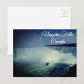 Chutes Niagara, Carte postale du Canada (Devant / Derrière)