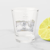 Chutes Sioux personnalisées Verre de tir (Dos)