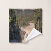 Chutes Sunwapta, Photographie canadienne des chute (Gant de toilette)