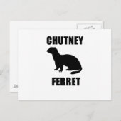 Chutney Ferret Briefkaart (Voorkant / Achterkant)
