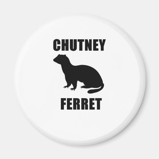 Chutney Ferret Magneet (Voorkant)