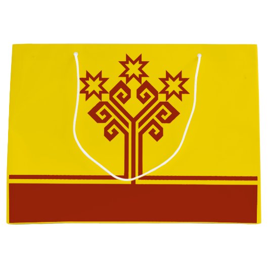 Chuvashia Flag Groot Cadeauzakje (Voorkant)