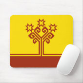 Chuvashia Flag Muismat (Met muis)