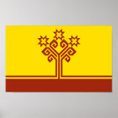 Chuvashia Flag Poster (Voorkant)