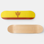Chuvashia Flag Skateboard (Horizontaal)