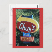 Chuy's Fine Tex Mex Briefkaart (Voorkant / Achterkant)