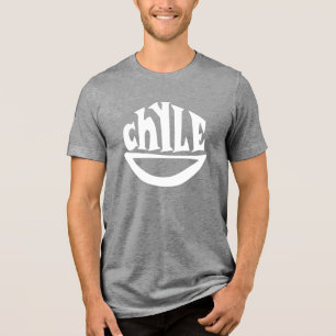 Chyle Smile Logo Grijs/Wit T-shirt
