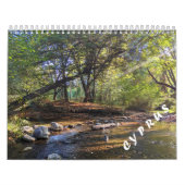 Chypre Calendrier Moyen Deux Pages, Blanc (Protection)