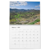 Chypre Calendrier Moyen Deux Pages, Blanc (Feb 2027)