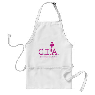 CIA-agenten voor de Lord Christians in Action Standaard Schort