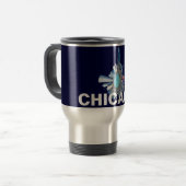 ciago skyline planeet reisbeker (Voorkant links)