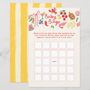 Ciao Baby Baby Shower Bingo Spel Italiaanse Volksk