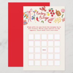 Ciao Baby Baby Shower Bingo Spel Italiaanse Volksk