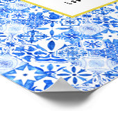 Ciao Baby, Carreaux Bleus Et Citrons Affiche de bi (Coin)